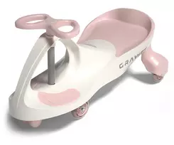 Gravity ride Gravity Cream Pink – vaikiškas plastikinis triratukas