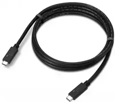 USB-C kabelis Lenovo USB4 Gen 2x2 4X91U92143, USB‑C į USB‑C, 1,5 m, 20Gbit/s, juodas