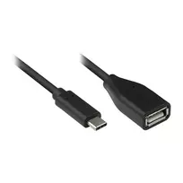 Alcasa 2511-OTG2. Kabellänge: 0,1 m, Anschluss 1: USB C, Anschluss 2: USB A, USB-Version: USB 2.0, Maximale Datenübertragungsrate: 480Mbit/s, Beschic