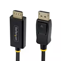 1M-DP-HDMI-4K60-GR 1 m DP į HDMI laidas su fiksavimu
