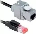 Ethernet jungiamasis kabelis Bachmann CAT6a 5 m — Cat6a, RJ-45 jungtys, nikeliuoti kontaktai, 10Gbps