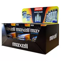 MAXELL šarminės AAA baterijos LR03 1,5 V – 4 vnt. (blisteris, 30 pakuočių / 120 baterijų)