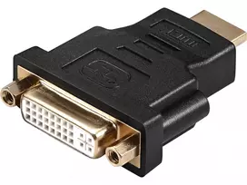 Sandberg Adapter DVI-F - HDMI-M, HDMI, DVI, Juoda