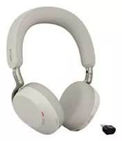 Jabra Evolve3 75 - MS Link390c - juoda, belaidė, 20–20000 Hz, skambučiai/muzika, 180 g, ausinės, pilka