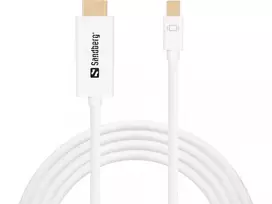 Sandberg kabelis MiniDP>HDMI 1,5 m, baltas