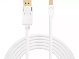 Sandberg DP-MiniDP 1.2 4K M-M 2m, 2 m, DisplayPort, Mini DisplayPort, Kištukas, Kištukas, Baltas