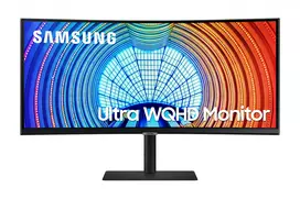 Samsung S65UA kompiuterio monitorius 86,4 cm (34 colių) 3440 x 1440 pikselių UltraWide Quad HD LCD juodas
