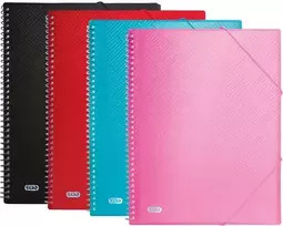 Segtuvas spiralinis Elba URBAN DIN A4/40 su plastikiniais įdėklais