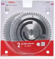 Pjūklo diskas Bosch Multi Material 190x30x2,4/1,8 mm 54T (2608644652)