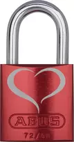 Spynos ABUS 72/40 Look 2 SL 6 su nerūdijančio plieno kilpa, 40 mm korpusas