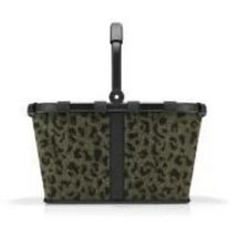 Pirkinių krepšys Reisenthel carrybag juodas/rudas, aliuminio rėmas, poliesteris, 22 L, 480×280 mm