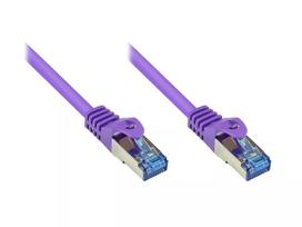 Tinklo kabelis Alcasa Cat6a RJ-45 3m Violetinis