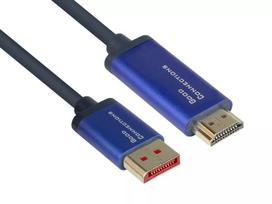 Laidinis vaizdo adapteris Alcasa 4860-SF050B 5 m DisplayPort į HDMI mėlynas