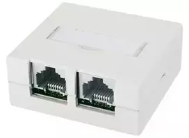 RJ-45 kištukinis lizdas Telegärtner J00023A0056 baltas