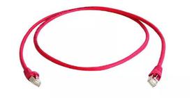 Tinklo kabelis Telegärtner RJ45 15m Cat6a S/FTP raudonas