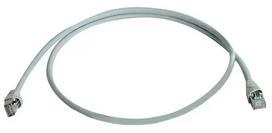 Telegaertner Cat6a SF/UTP (S-FTP) tinklo jungiamasis kabelis 0,25 m, RJ45–RJ21, nikeliuoti kontaktai, pilka