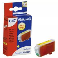 Dažų kasetė Pelikan C47 Geltona – pigmentiniai rašalai, vienetinis paketas (1 vnt.)
