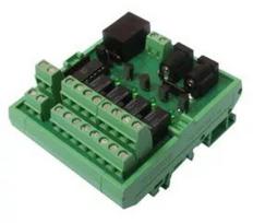 Relė dėžutė serijinis keitiklis/kartotuvas/izoliatorius, ONLINE USV-Systeme CON_R_AUX, 12 V, 500 mA, 68×45×78 mm, 0,1 kg, juoda/žalia