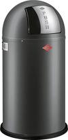 Šiukšliadėžė Wesco Kickmaster Soft Graphite Matt 112769 – pedalinis plieninis kibiras, 20–25 L