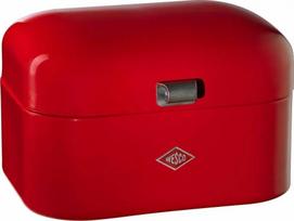 Metalinis šiukšlių konteineris Wesco Single Grandy Red 112800 – vieno skyriaus virtuvės kibirėlis