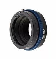 Objektyvo adapteris Novoflex NEX/PENT – Sony NEX į Pentax K, juodas/mėlynas
