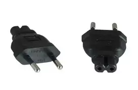 Adapteris kištukų keitimui DINIC CB-A-2113 Type C C7 juodas