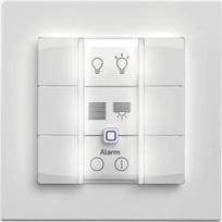 Sieninis jungiklių skydelis eQ-3 Homematic IP Wandtaster 6 mygtukų plastikinis baltas