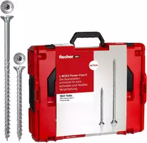 Varžtų rinkinys FISCHER Power Fast II L-Boxx 102 (MPN 558739) – asortimentas varžtų sistemai Power Fast II