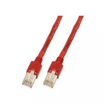 Tinklo kabelis EFB Elektronik K8703.1 RJ-45 Cat5e 1 m Raudonas