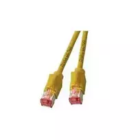 Tinklo kabelis EFB Elektronik RJ45 S/FTP Cat6a geltonas 3 m