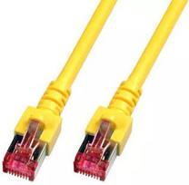 Tinklo kabelis EFB Elektronik 10m Cat6 RJ-45 RJ-45 geltonas
