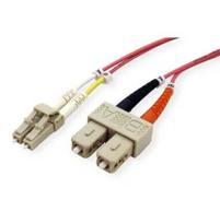 Skaidulinis optinis kabelis EFB Elektronik LC-SC 50/125 µm OM4 5 m