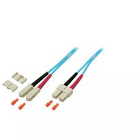 Skaidulinis optinis kabelis EFB Elektronik O7413.2 2m SC turkio spalvos