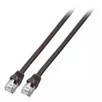 Tinklo kabelis EFB Elektronik S/FTP Cat.6 RJ45 Juodas 2 m