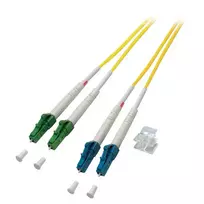 Skaidulinis optinis kabelis EFB Elektronik O0384.3 LC OS2 3 m geltonas