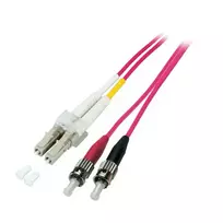 Skaidulinis optinis kabelis EFB Elektronik LC-ST 50/125 µm OM4 0,5 m