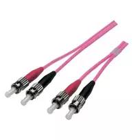 Skaidulinis optinis kabelis EFB Elektronik O0348.5 5 m ST violetinis