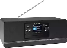 TECHNISAT DigitRadio 372 CD IR juodas – DAB+/FM skaitmeninis radijas su CD grotuvu ir nuotolinio valdymo pultu