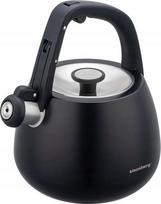 Klausberg KB-7774 virdulys su švilpuku, juodas, 2.5 L