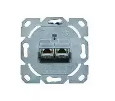 Sieninis kištukinis lizdas 2 x RJ-45 Telegärtner J00020A0510