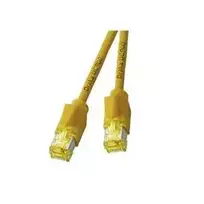 Tinklo kabelis EFB Elektronik RJ45 S/STP Cat6a 2 m Geltonas