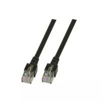 Tinklo kabelis EFB Elektronik Cat5e RJ-45 10m Juodas