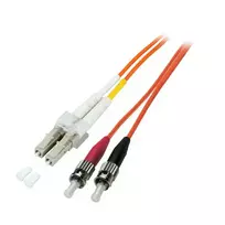 Skaidulinis optinis kabelis EFB Elektronik O0371.5 5 m LC ST oranžinis
