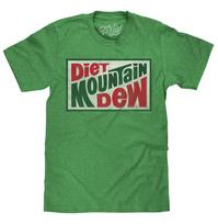 Diet Mountain Dew Mens T Shirt Kelly Green XL