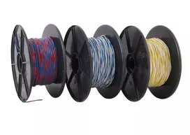 Telefono laidas EFB Elektronik 46104.100 100m Juoda Balta
