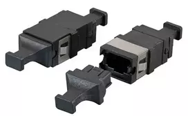 Skaidulinio pluošto adapteris EFB Elektronik 53458.1 MTP/MPO daugiamodis ir vienmodis, juodas, 12,9×20,5×9,3 mm