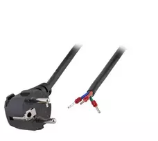 Maitinimo laidas EFB Elektronik EK504AE.5 juodas 5 m