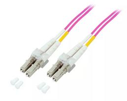 Skaidulinis optinis kabelis EFB Elektronik O0319.25 25 m 2x LC violetinis