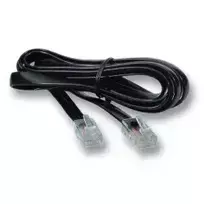 Telefono laidas EFB Elektronik K2402SW.1 1 m juodas