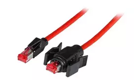Tinklo kabelis EFB Elektronik K8670.10 Raudonas 10 m Cat6a S/FTP